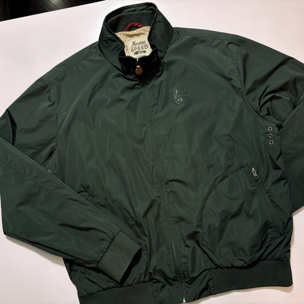 Masters of Speed Jacket Harrington Bomber Racing Le Mans Zip Pockets Mens 2XL